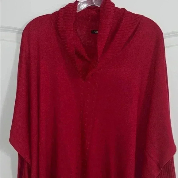 Jeanne Pierre Red Cashmere Infused Sweater​​ - Picture 6 of 11
